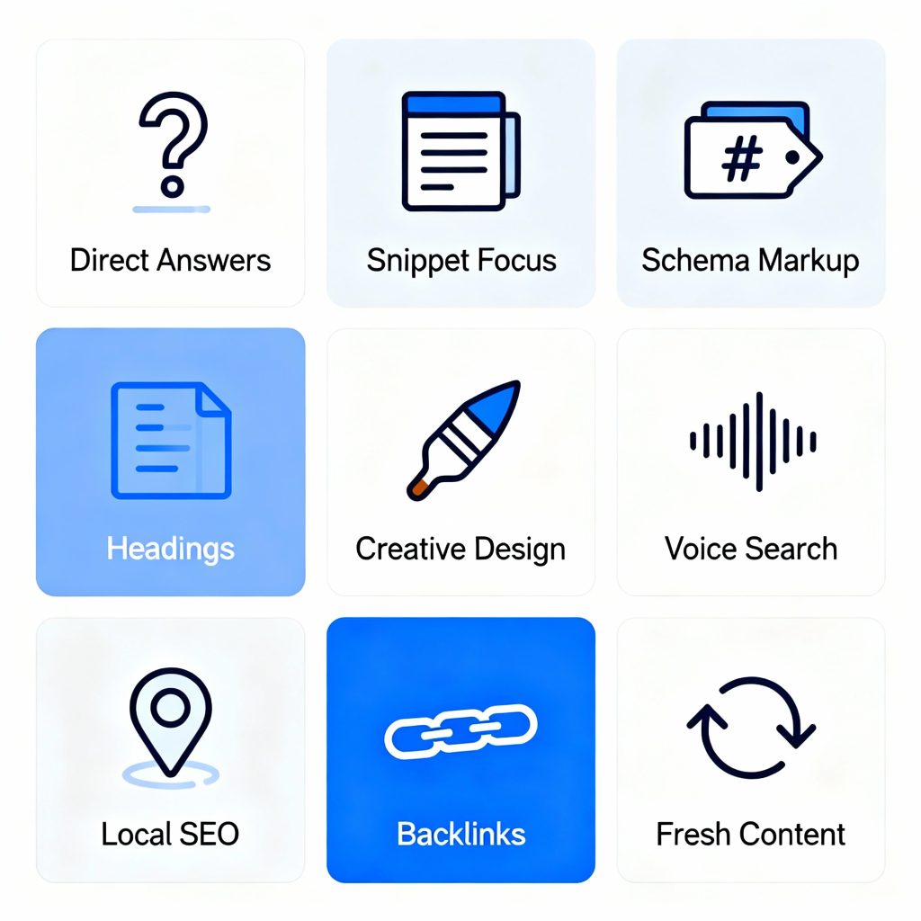 9 best practices for SEO.